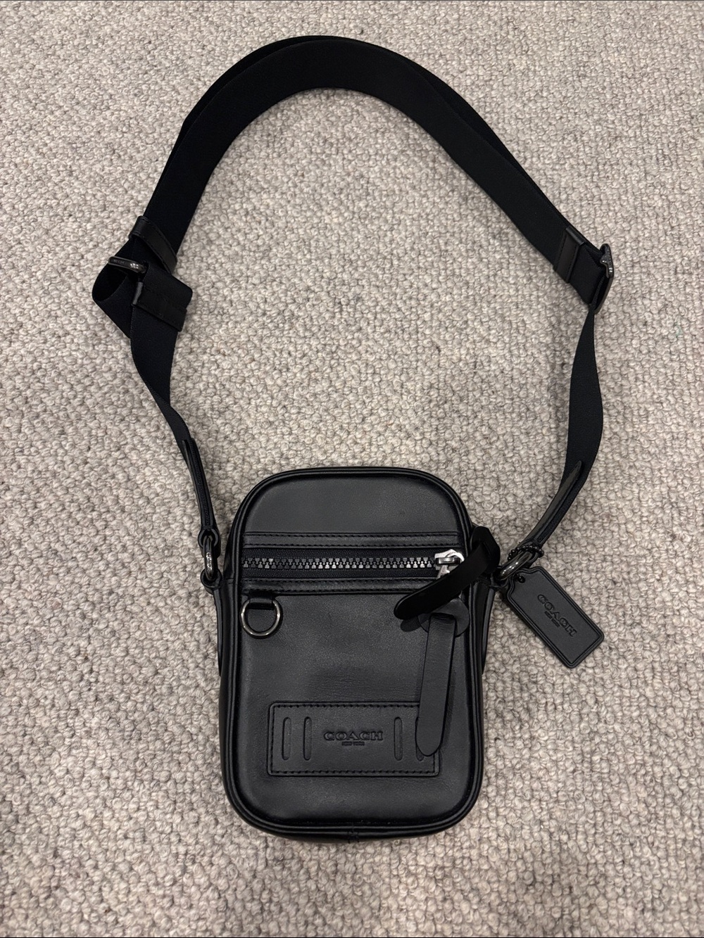 Coach Black Leather Women’s Crossbody Bag